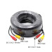 BNC male  DC female to BNC male male video/audio cable extension cable Cctv Power Cable for Cctv Dvr Surveillance System
